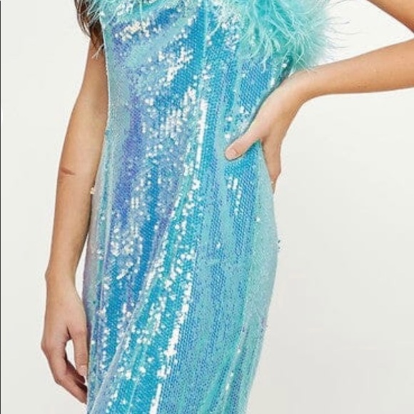 Blue Sequin Mini Dress💙🦋💎 - Picture 6 of 6